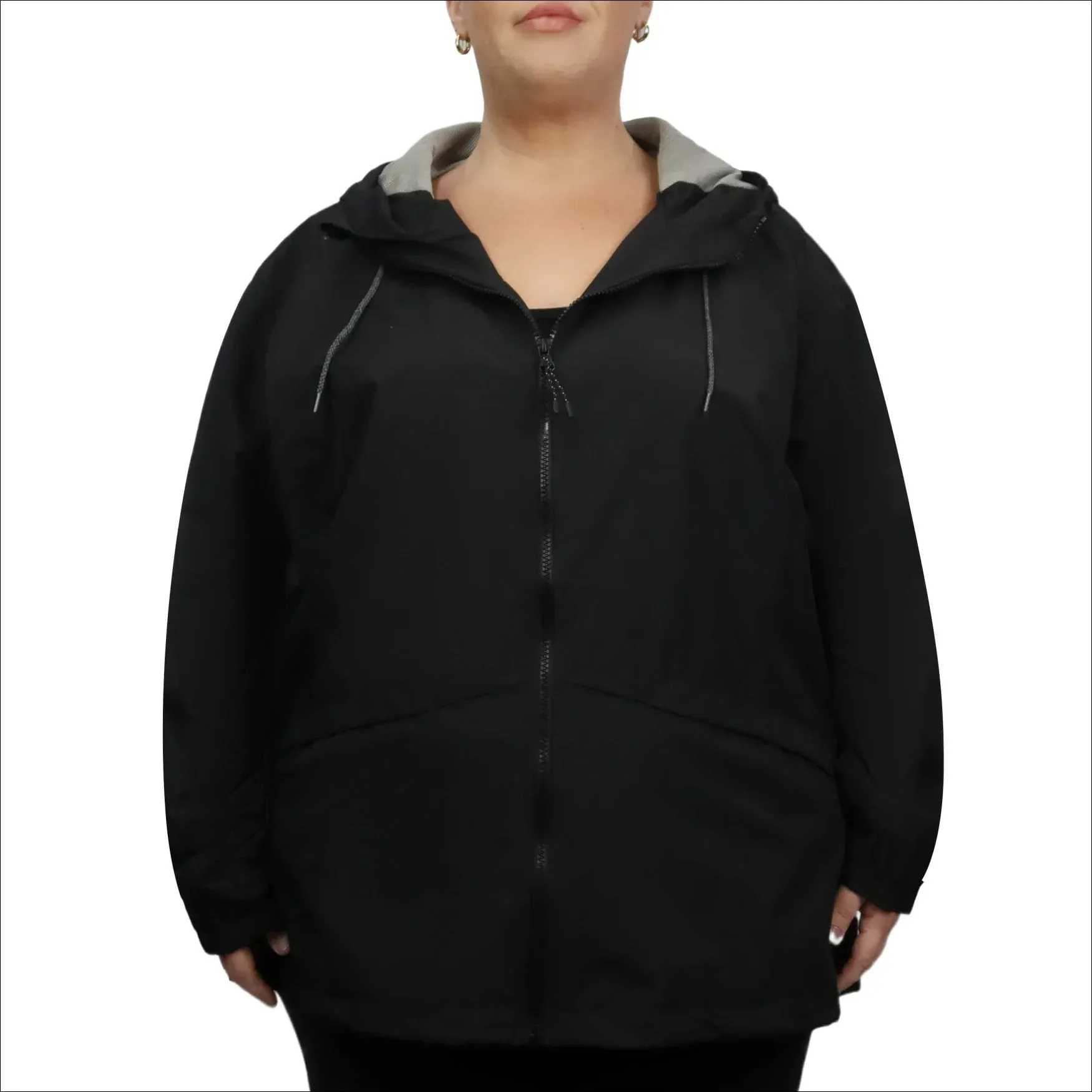 Women’s Plus Size Windguard Hooded 2X-6X Rain Jacket